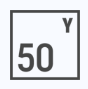 50 Y logo
